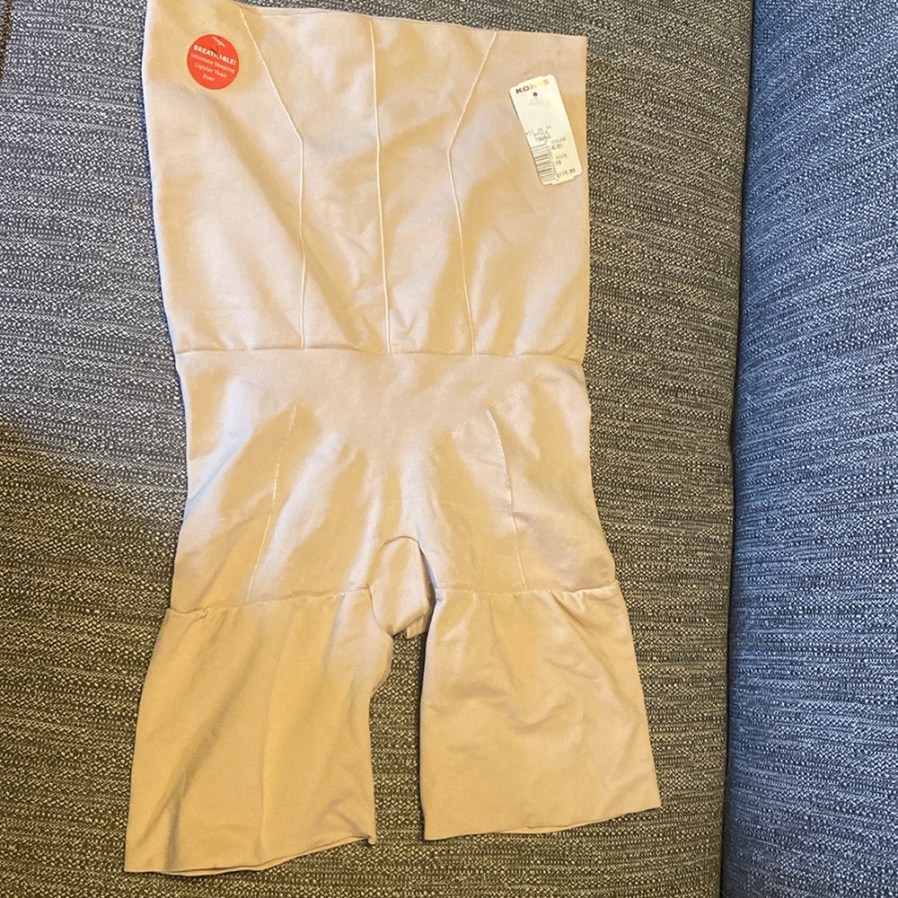Tan shapewear. Red Hot. Spanx. XL.